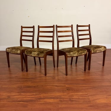 G-Plan Vintage Ladderback Dining Chairs Set of 4