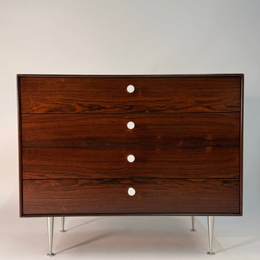 George Nelson Rosewood Thin Edge 4 drawer Dresser for Herman Miller