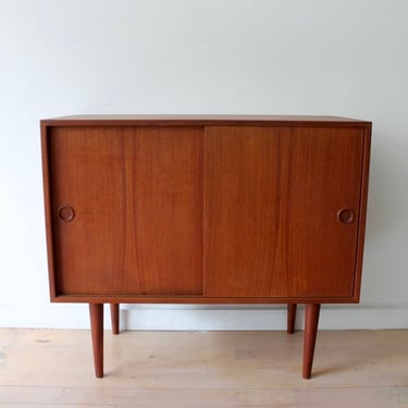 Danish Modern Kai Kristiansen teak mini credenza