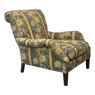 Nancy Corzine Floral Upholstered “Nottingham” Lounge Chair 