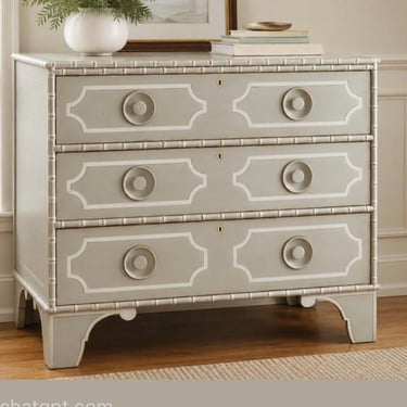 CUSTOMIZE this Bamboo Chest of drawers/dresser/buffet by Somerset Bay in The Color of your choice! 
