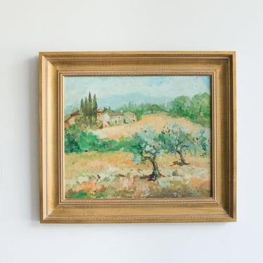 Landscape with Blue Sky Oil Painting