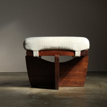 Vintage Studio "Greenrock" Ottoman after George Nakashima