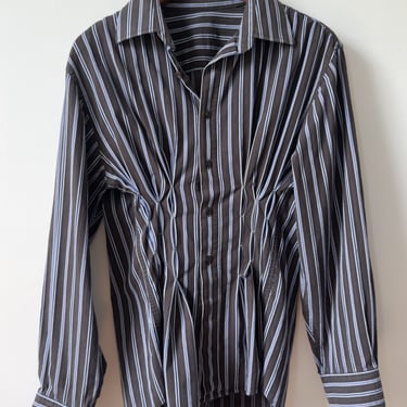 EDIT Hand-Smocked Stripe Shirt