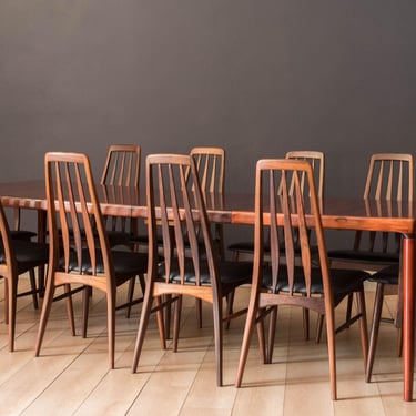 Vintage Danish Rosewood Extension Dining Table 