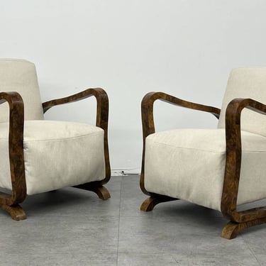 Art Deco Style Scandinavian Lounge Chair