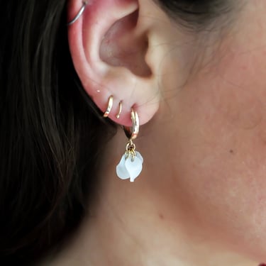 Sustainable 14k Gold-Filled Hoop Earrings | Handmade with 100% Recycled Materials | Everyday Ear Hugger 