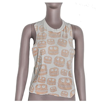 Vintage McDonalds Cut Out Muscle Tee Tank Top Small Crew Neck Graphic T Shirt Sleeveless Blouse Fun Food Shirt 90s y2k Top 2000s Tees 