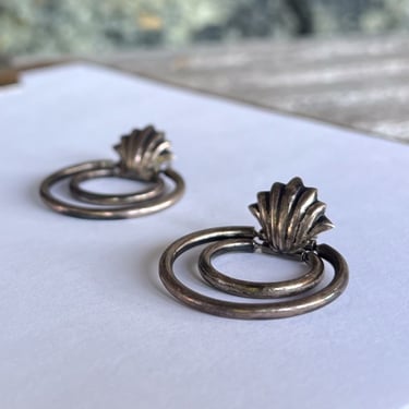 Vintage Scallop Earrings 