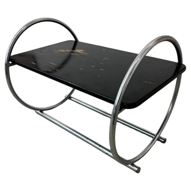 Wolfgang Hoffmann for Howell Furniture Circle Chrome Machine-age Coffee Table