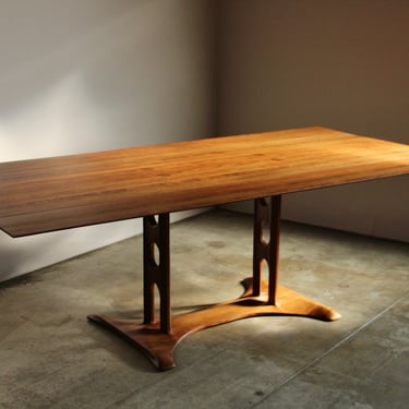 Edward G. Livingston Unique Studio Craft "Archotypo" Dining Table, 1965