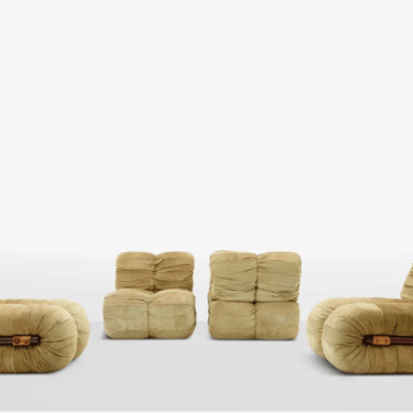 Set of Four Percival Lafer 'MP-116' Modular Lounge Chairs