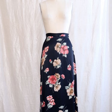 Ashley Satin Floral Skirt S