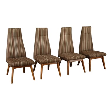 Set of Four Dining Side Chairs by Adrian Pearsall for Craft Associates, 1960s 