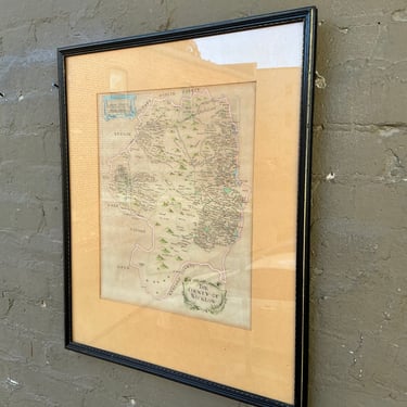 Antique Dublin Map