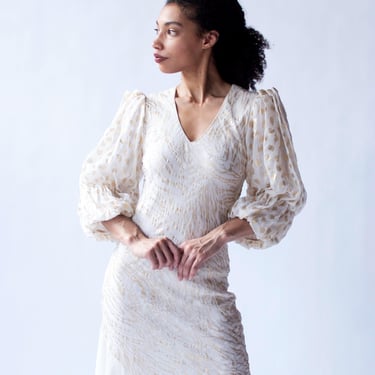 1980s Chiffon dress | Judy Horby Couture 