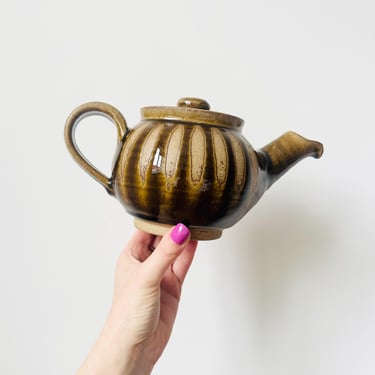 Handmade Pottery Teapot, Rustic Kitchen 
