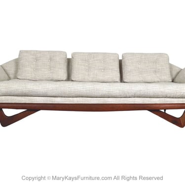 Mid-Century Modern Sofa Adrian Pearsall Style Gondola Sofa 1