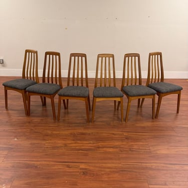 Benny Linden Teak Dining Chairs Set of 6