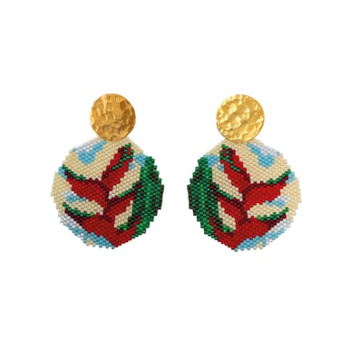 Heliconia Earrings