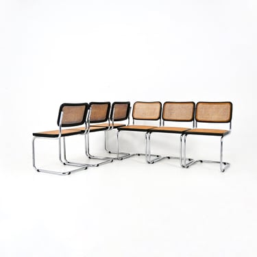 Dining Chairs Style B32 by Marcel Breuer, Set of 6 