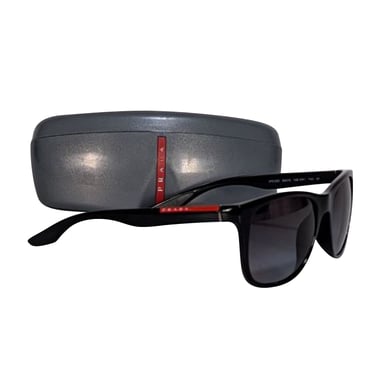 Prada - Black Large Square Sunglasses