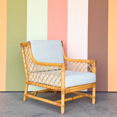 Island Chic Rattan Lounge Chair