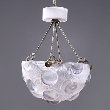 René Lalique Soleil Pendant Light 
