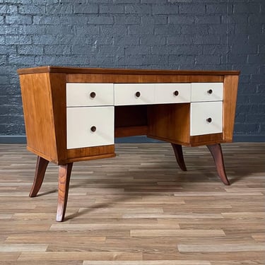 Mid-Century Modern Two-Tone Lacquered Writing Desk, c.1960’s 