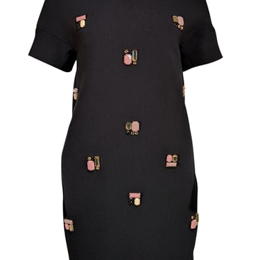 Kate Spade - Black Jewel Front Detail Dress Sz 6