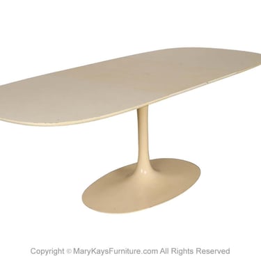 Vintage Saarinen Style Mid Century Tulip Dining Table 