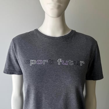 Early 2000’s Courrèges Sport Futur Cotton T-Shirt sz 38 (S) 