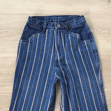 Rockies Vintage Striped Western Jeans / Size 22 23 XXS 