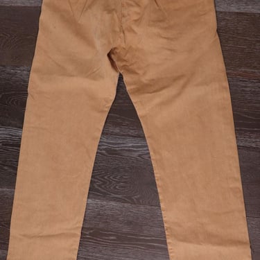 RRL Ralph Lauren Officers Field Trousers Khaki Chino Pants vintage, 33X32, Men's Military 