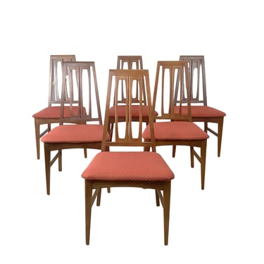 Young Manufacturing attire. Dining Chairs | Solid Walnut Mid Century Modern Seating | Set of 6 