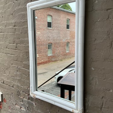 Vintage Bamboo Mirror
