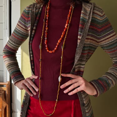 70s Glass Beaded Necklace