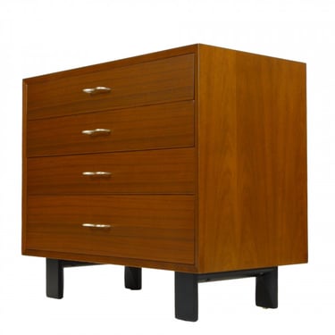 George Nelson Walnut BCS Four Drawer Chest for Herman Miller