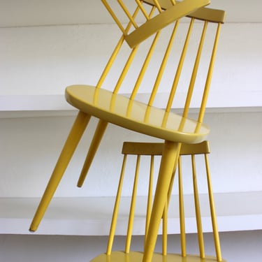 Vintage Yellow "Pinocchio" Chairs