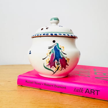Rare Poole Pottery Pot-pourri Bowl With Lid 