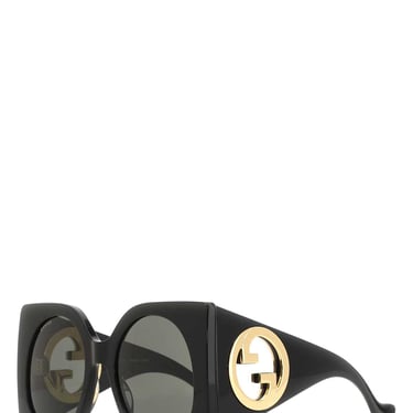 Gucci Women Black Acetate Sunglasses