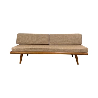 Mid-Century Walnut Daybed Sofa 