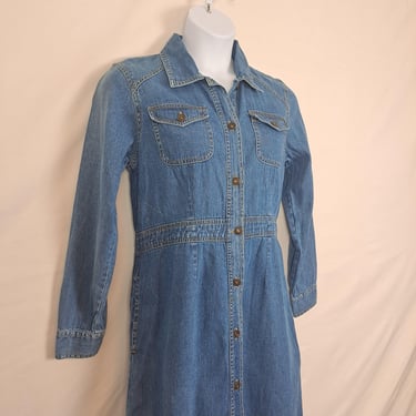 Vintage 90s Forenza Denim Dress 