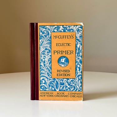 Vintage 1980s McGuffey's Eclectic Primer Book, Vintage Books, Vintage Hard Cover Books 