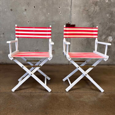 Pair Director's Chairs Folding