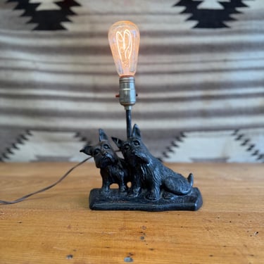 Antique National Sewing Machine ‘Vindex’ Scottie Desk Lamp 