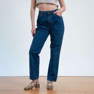 Vintage 80s Chic Dark Wash Jeans - Medium, 29