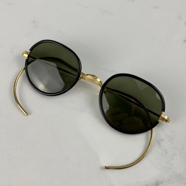 1920'S Sunglasses - B & L SPARTAN SQ - Optical Quality - New UV Lenses - Small Size - Unisex 