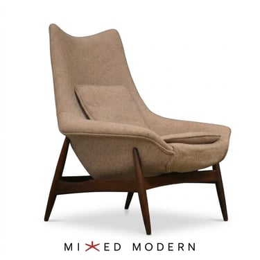 Henry Klein for Bramin Teak Lounge Chair 