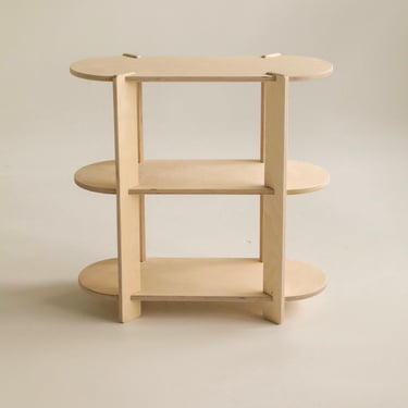 Scandinavian Minimalist Shelving Unit (4 Sizes)  Low Bookcase - Bookshelves - Modern Shelves - TV Stand - Mid-century - Vinyl Record Storage 